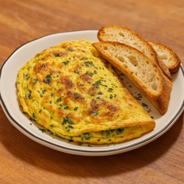 Ham & Cheese Omelette.