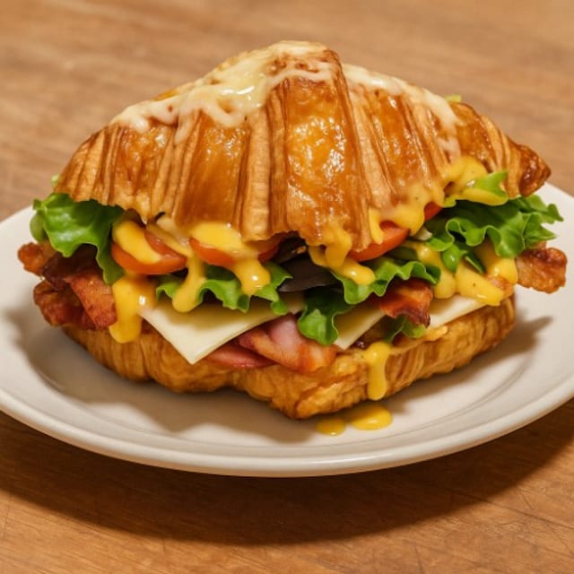 Grilled Chicken Croissandwich.
