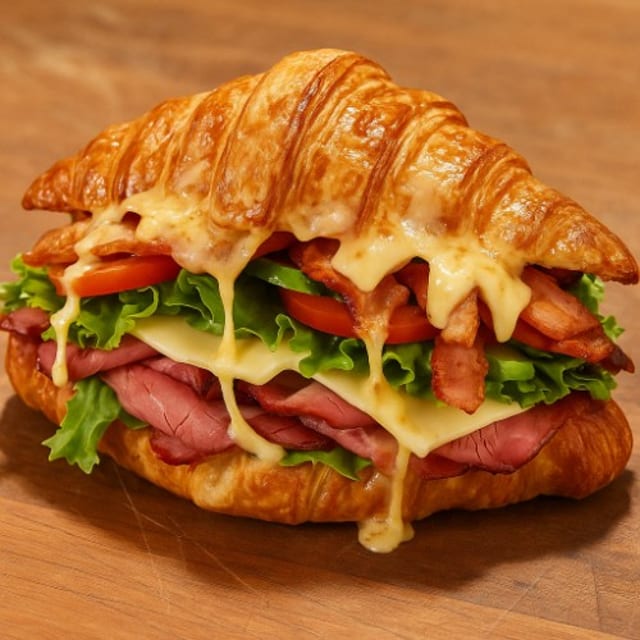 Black Angus Croissandwich.