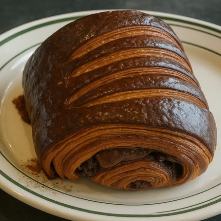 Delicious Chocolate Croissant